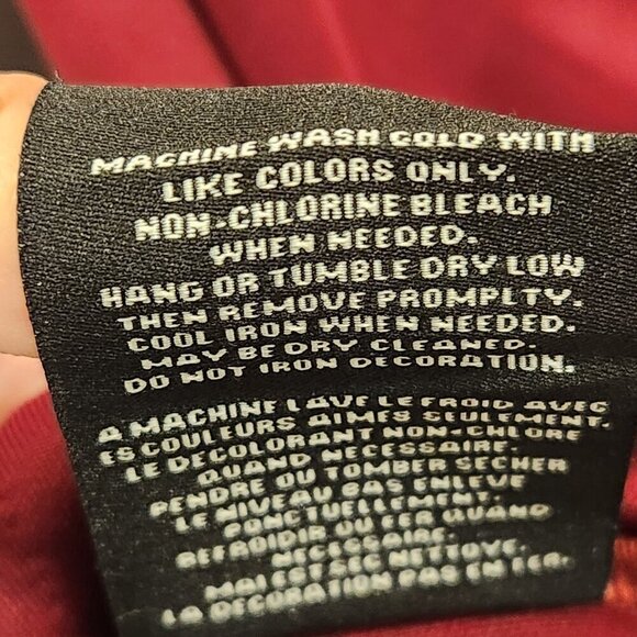 HUDSON Outerwear Men's Track Jacket Red Full Zip Collar - Size L - Picture 10 of 10